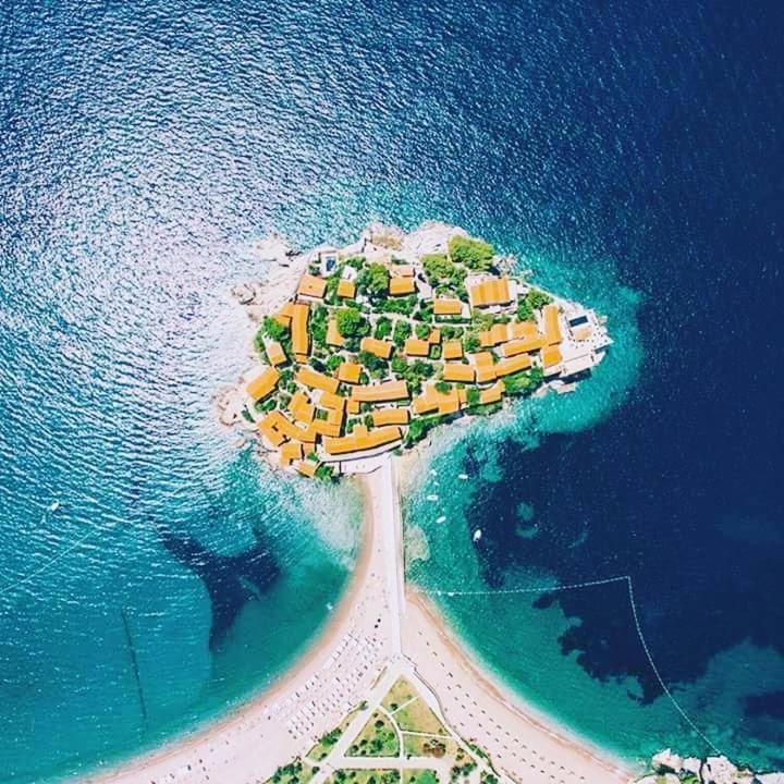 Apartments Dragisic Sveti Stefan Exterior foto